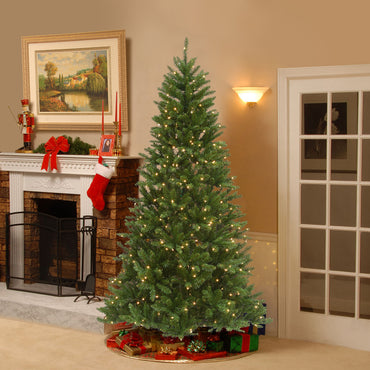 7.5 ft. Pre-Lit Peytom Spruce Tree with Clear Lights