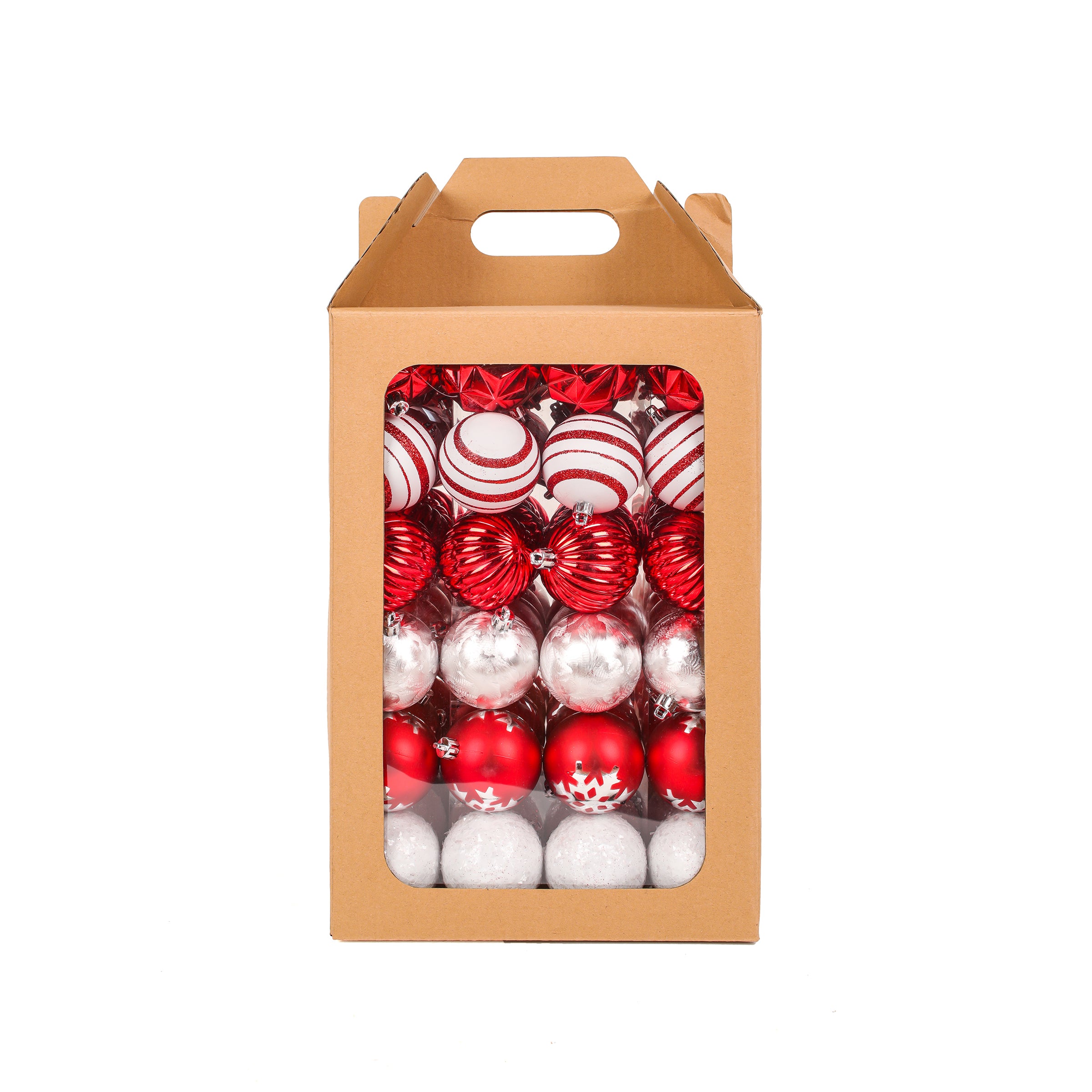 First Traditions - 96 Red & White Ornaments set
