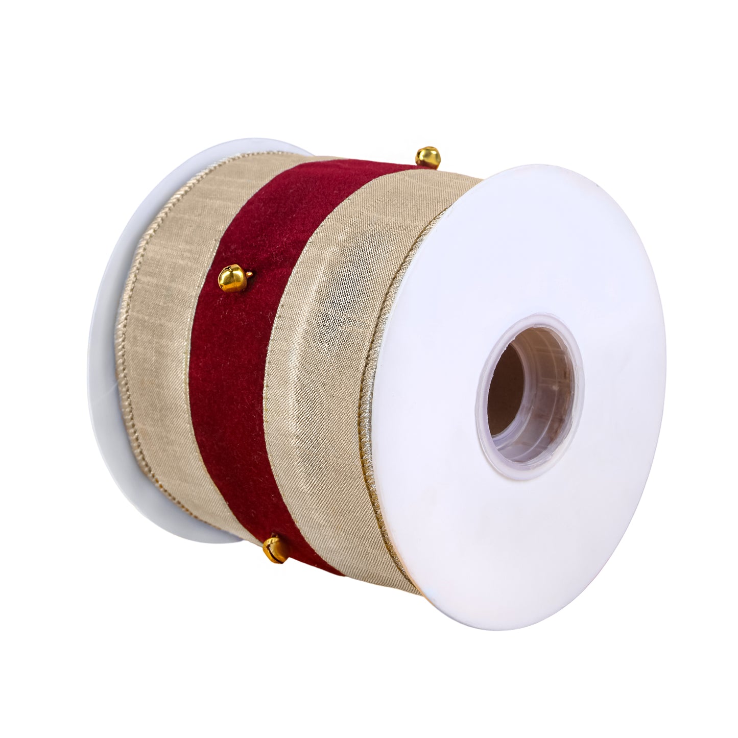 3 in. HGTV Home Collection Double-Fused Sleigh Bell Ribbon