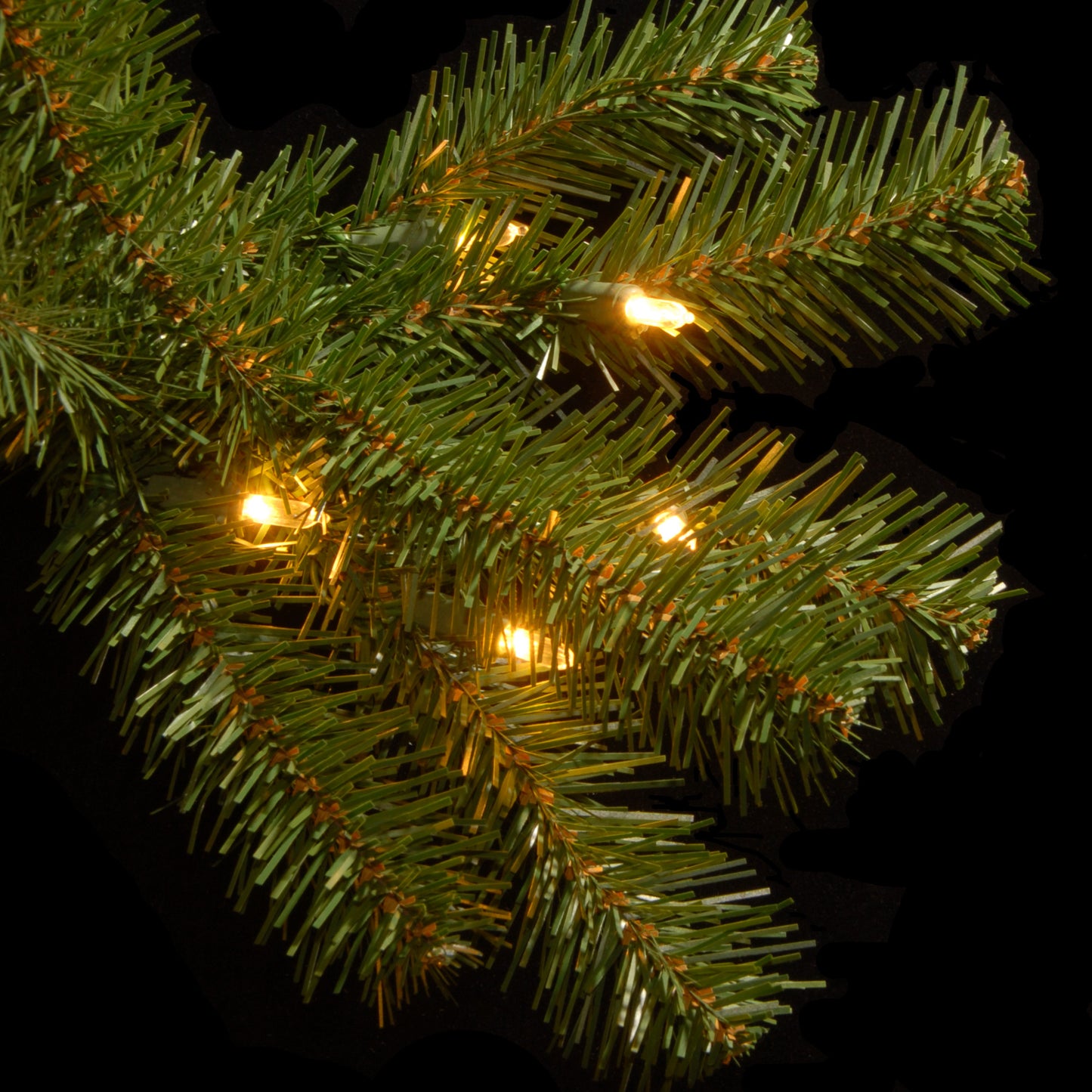 6.5 ft. Pre-Lit North Valley Spruce Pencil Slim Tree with Clear Lights