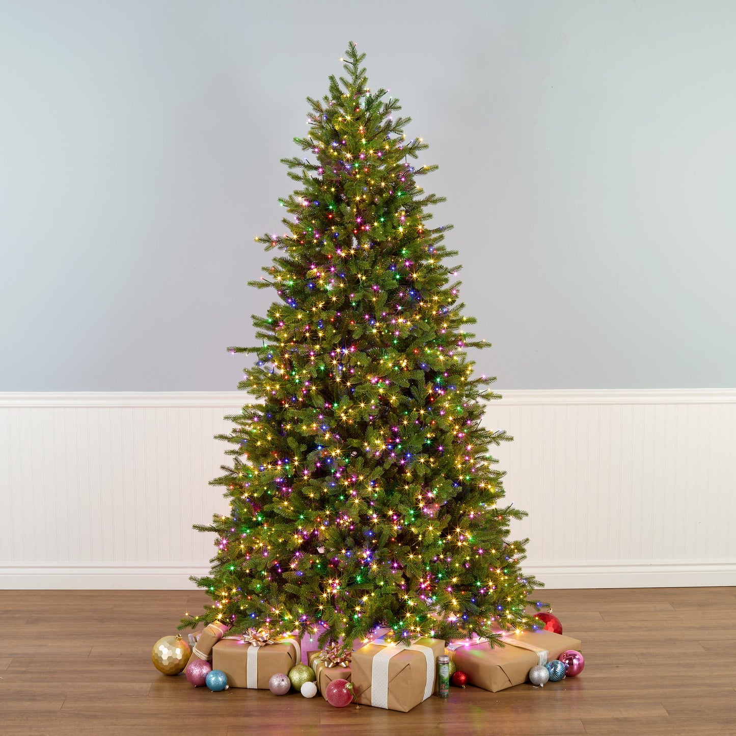 7.5 ft. Pre-Lit Princeton Fraser Fir Tree with LED Lights, Plug-In
