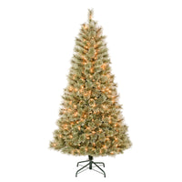 6 ft. Pre-Lit Arcadia Pine Cashmere with Clear Lights, Plug-In