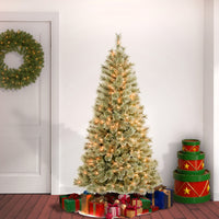 6 ft. Pre-Lit Arcadia Pine Cashmere with Clear Lights, Plug-In