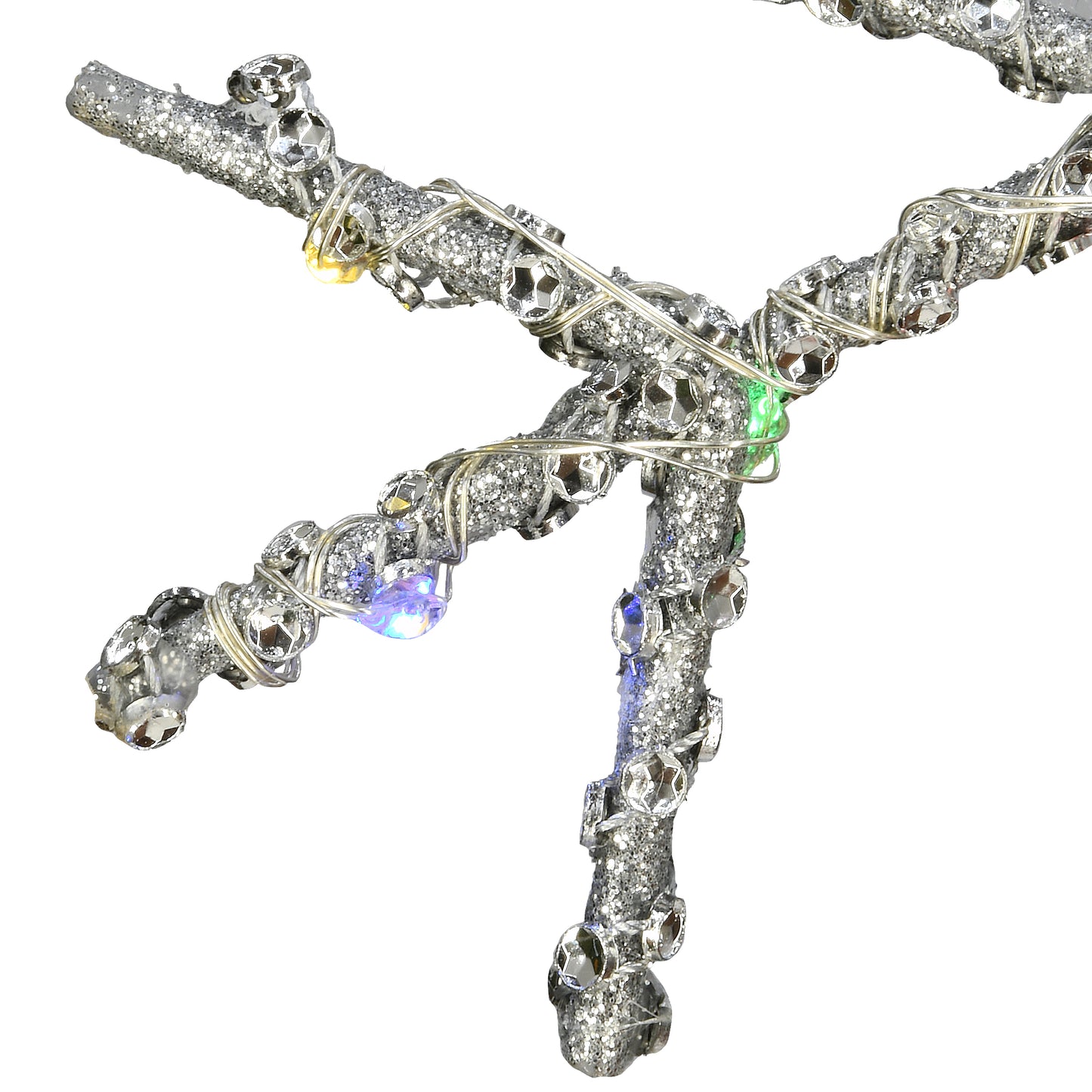 14.5 in. Snowflake Tree Top for Artificial Trees with Dual Color Lights