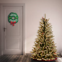 4.5 ft. Pre-Lit Dunhill Fir Slim Tree with Clear Lights, Plug-In