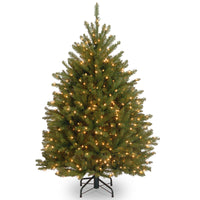4.5 ft. Pre-Lit Dunhill Fir Tree with Clear Lights