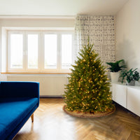 4.5 ft. Pre-Lit Dunhill Fir Tree with Clear Lights