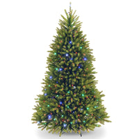7.5 ft. Pre-Lit Dunhill Fir Tree with PowerConnect Dual Color LED Lights