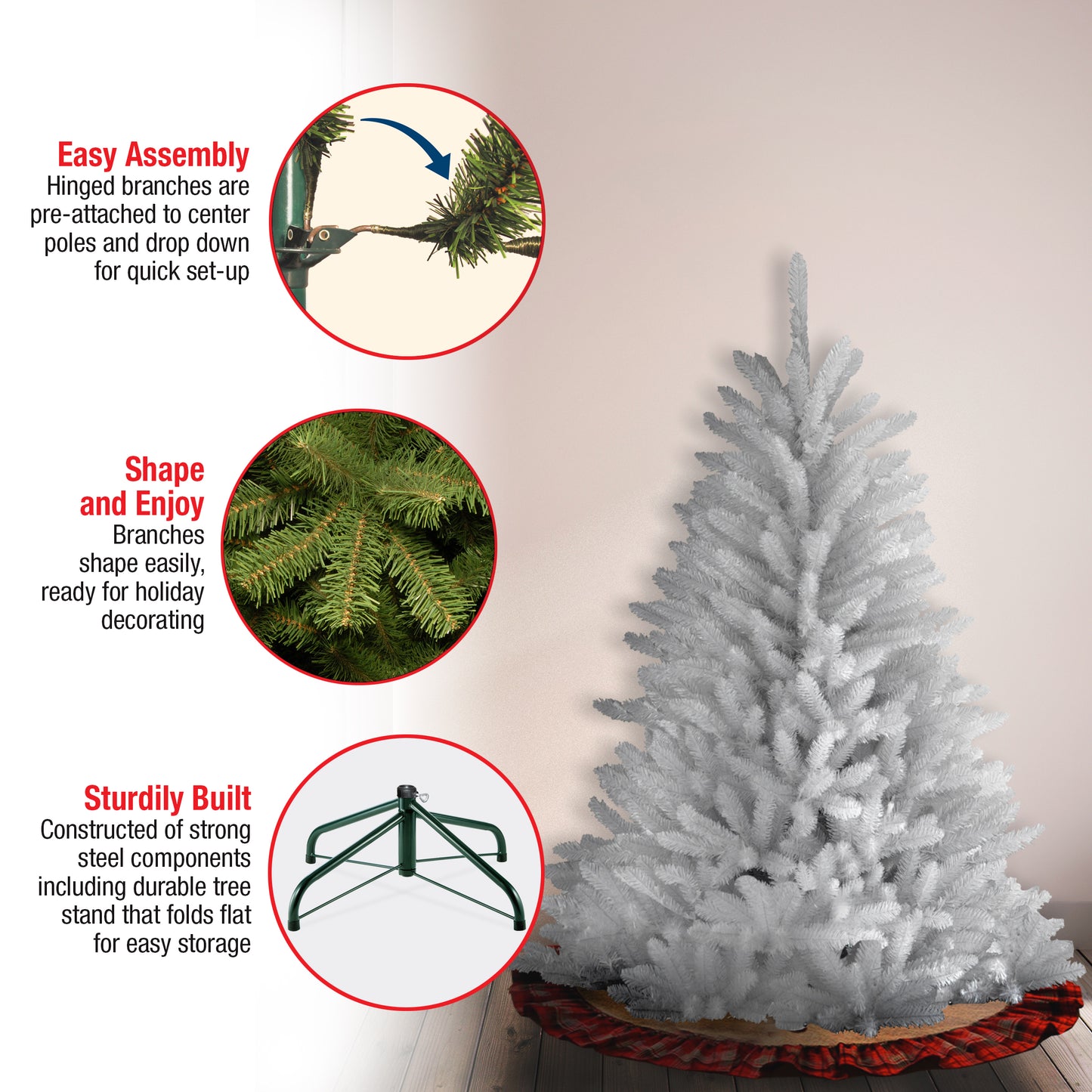 4.5 ft. Dunhill White Fir Tree