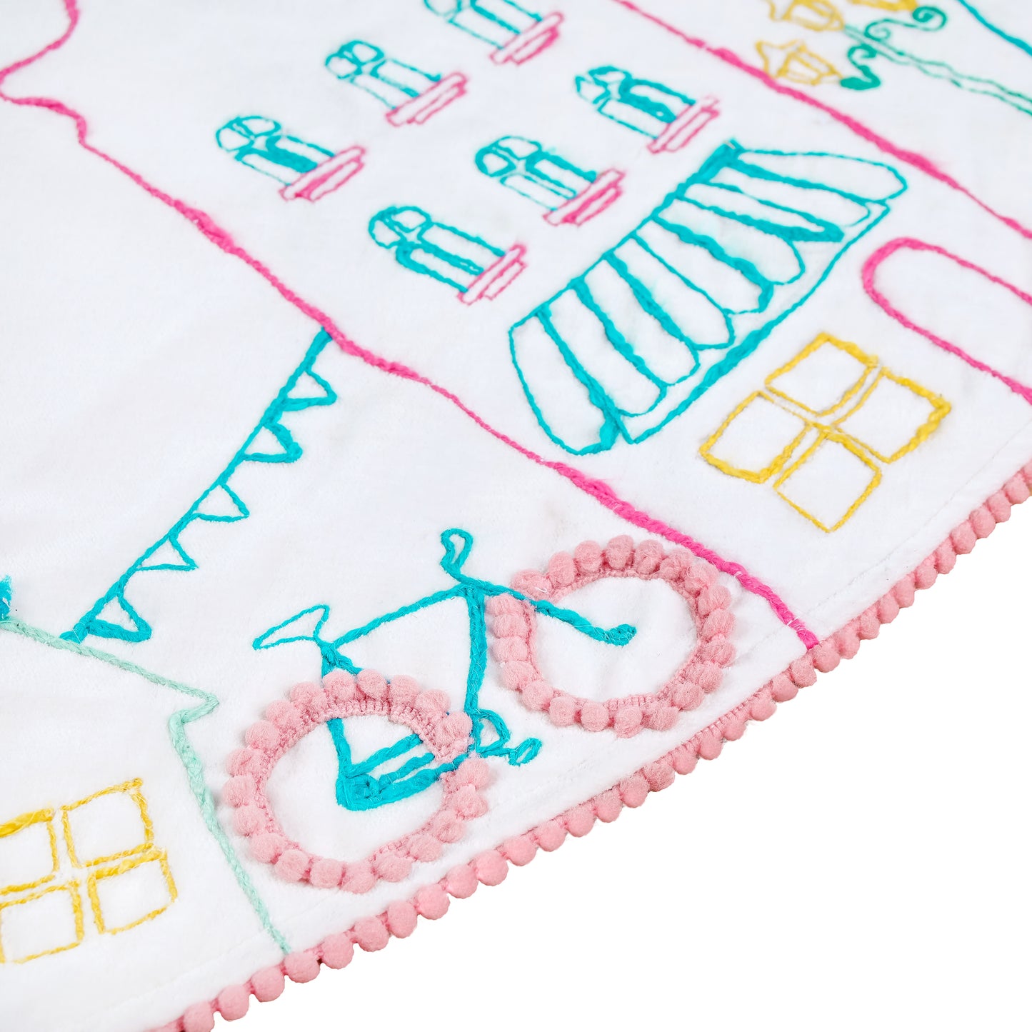 52 in. HGTV Home Collection Village Scene Tree Skirt