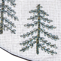 52 in. HGTV Home Collection Embroidered Evergreens Tree Skirt