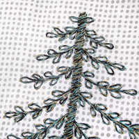 52 in. HGTV Home Collection Embroidered Evergreens Tree Skirt