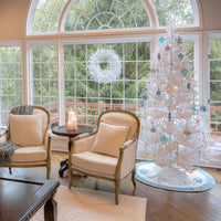 52 in. HGTV Home Collection Embroidered Coastal Colors Tree Skirt