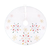 54 in. HGTV Home Collection Embroidered Boho Tree Skirt