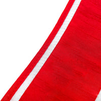 3 in. HGTV Home Collection Dupioni Double-Sided Ribbon, Red & White