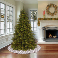 48 in. HGTV Home Collection Black White Ric Rac Border Tree Skirt