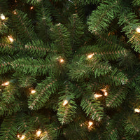 7.5 ft. Pre-Lit Kingswood Fir Pencil Tree with Clear Lights