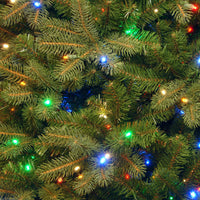 9 ft. Pre-Lit Downswept Douglas Fir Tree with Dual Color LED Lights