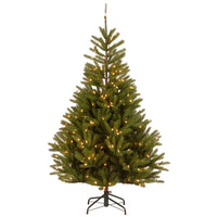 7.5 ft. Pre-Lit Topeka Spruce Tree with Clear Lights, Plug-In