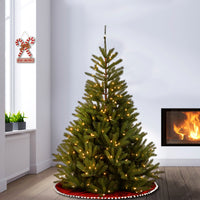 7.5 ft. Pre-Lit Topeka Spruce Tree with Clear Lights, Plug-In