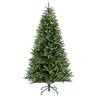 7.5 ft. Pre-Lit Spada Pine Tree with LED Lights, Plug-In