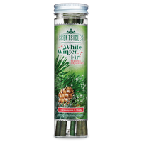 Scented Ornaments, 1 Pack- 6ct Bottle, White Winter Fir, Fragrance-Infused Paper Sticks