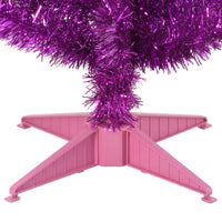3 ft. Tinsel Collection Magenta Pink Tree